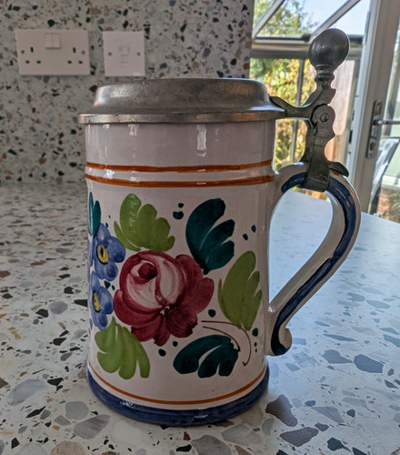Vintage german ceramic beer - ceramic,