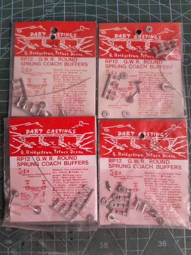 Unopened rp12 dart castings - unopened,