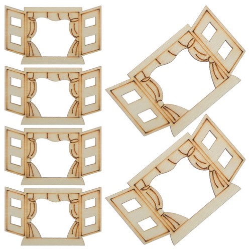 6pcs wooden mini - mini, for