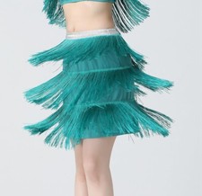 Women Latin Skirt Tango Rumba