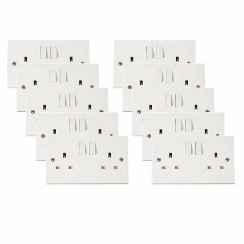 10x gang sockets 13amp - gang,