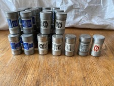 x3 MIXED HOUSE MAINS SERVICE HEAD CUT-OUT FUSES LARGE 100 AMP BS 1361 - USED