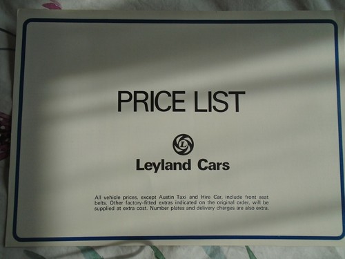 Leyland cars price list - cars,