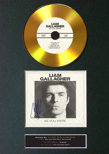 156 liam gallagher gold disc - 156,