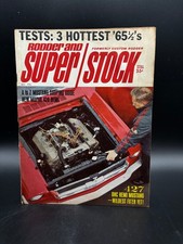 Vintage hot rod Rodder and Super Stock magazine May 1965 Mustang Mopar 426 Hemi