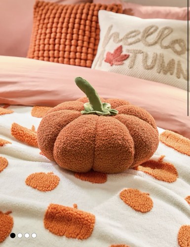 Next orange boucle pumpkin - orange,