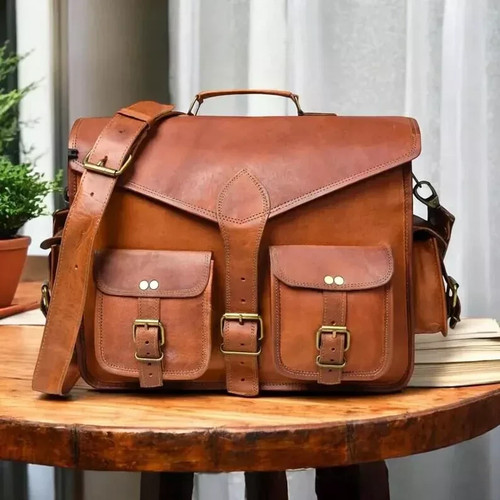 Mens genuine leather laptop - mens,