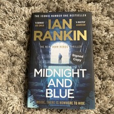 Ian Rankin Midnight And Blue Signed Book 2024