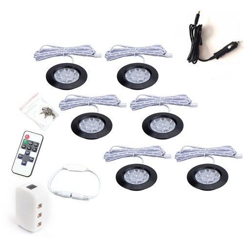 12v interior led spot - 6x,