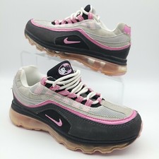 NIKE AIR MAX 24-7 CLUB Pink Grey Charcoal WOMEN SNEAKERS Size 5.5