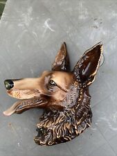 VINTAGE JEMA HOLLAND GERMAN SHEPARD ALSATION DOG WALL FIGURE 106