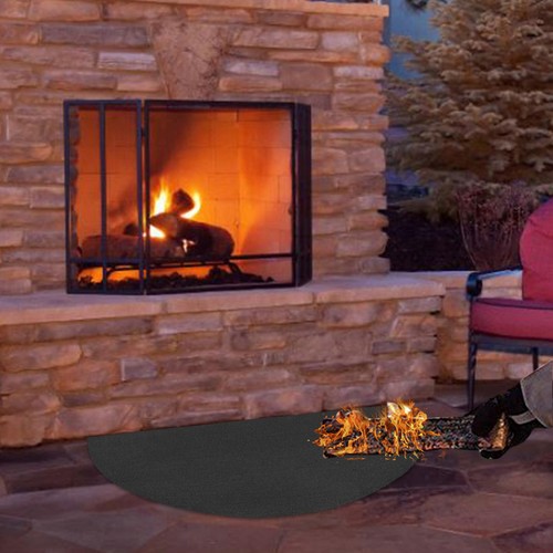 Fireproof fireplace hearth - fireplace, rug