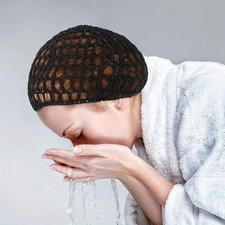 Mesh hair net - mesh, crochet