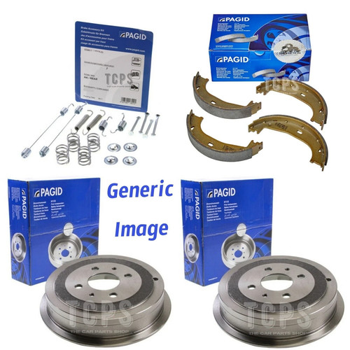 Rear brake drums - drums,