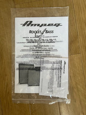Ampeg Rocket Bass Amp - Manual Quick Start Guide - Brand New/Sealed