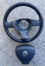 VOLKSWAGEN GOLF MK5 04-08 GT STEERING WHEEL 3 SPOKE complete 1K0419091CJ caddy?