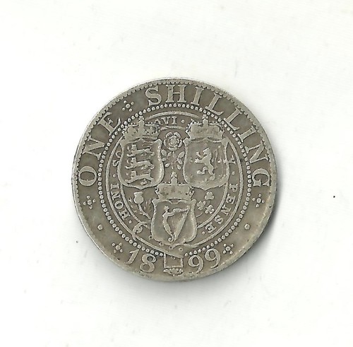 United kingdom silver shilling - kingdom,