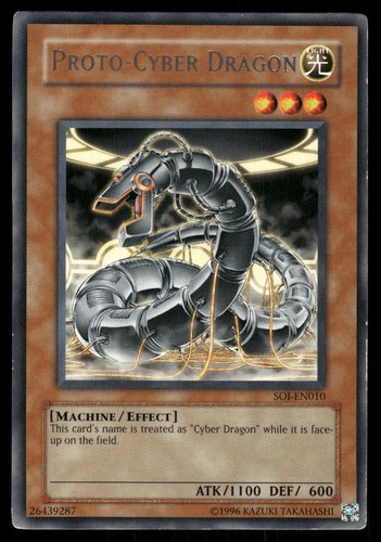 Proto cyber dragon soi en010 - proto-cyber, soi-en010
