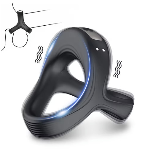 Triangle cock ring vibrator - ring,