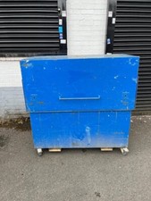 LARGE SITE TOOL BOX  / CHEST ON WHEELS WITH LOCKS