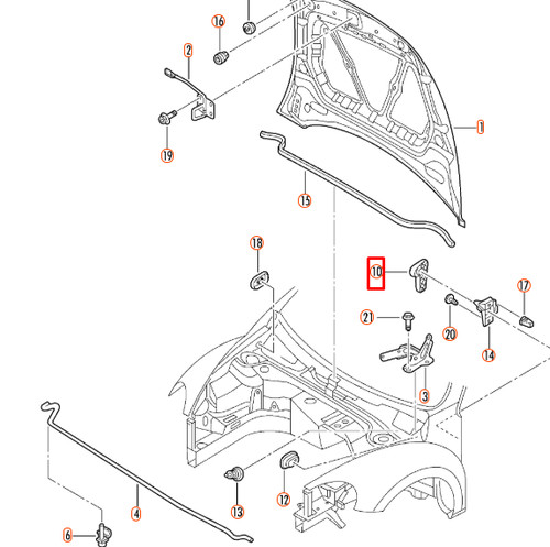 Beetle bonnet hood - a5,