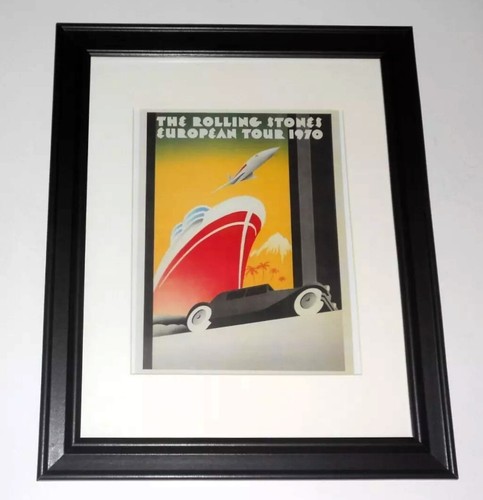 Large framed rolling stones - framed,
