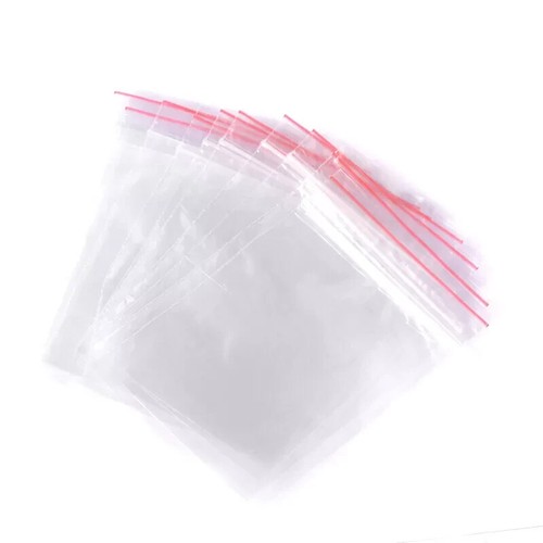 100 small clear resealable - 100,