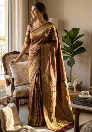 Lichi silk kanchipuram - lichi,