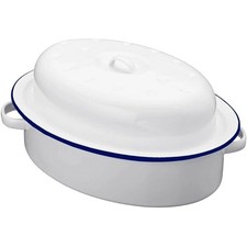 Falcon Oval Roaster 30cm White