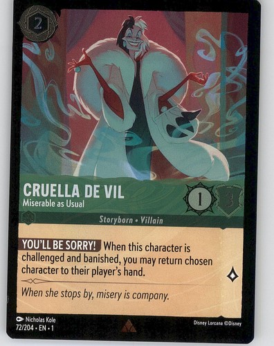 Cruella vil miserable - cruella,