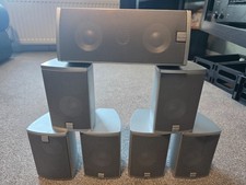 7x Canton 7.1 Surround Speakers 6x CD10 & 1x CD20 Real Brushed Aluminium