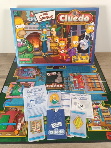 The simpsons cluedo board - cluedo,
