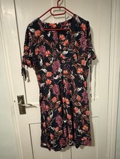 Hell Bunny Dress. Black With Birds Size XL / 16