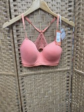 Tu coral pink seamless padded