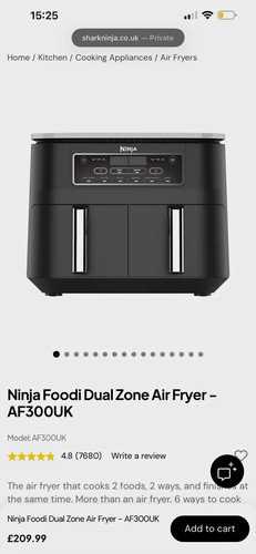 Ninja foodi dualzone - foodi, air