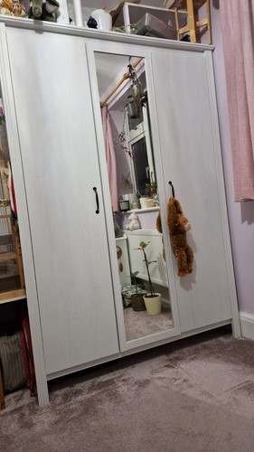 Ikea wardrobe songesand - wardrobe, white