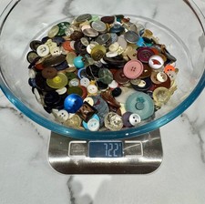 720 grams Job Lot of Vintage Buttons 1980s Buttons Joblot