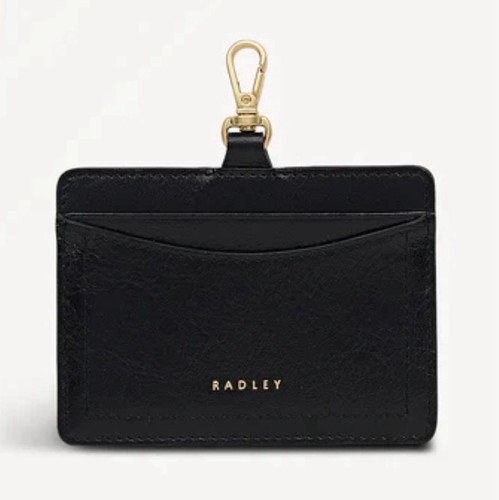 Radley black leather card - leather,