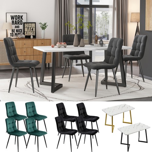 Dining table and chairs - and, set