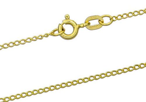 9ct gold curb chain - 9ct, 1.5mm