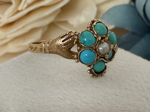 Antique victorian 12k ring - 12k,