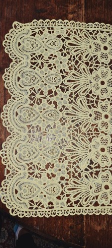 Vinyl tray covers - tray, doilies