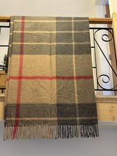 Tartan Alpaca Wool Throw Chequered Blanket Incalpaca TPC