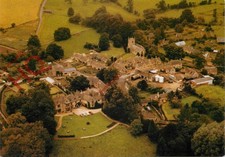 Postcard: Upper Slaughter, Aerial View Showing the Lords of the Manor Hotel