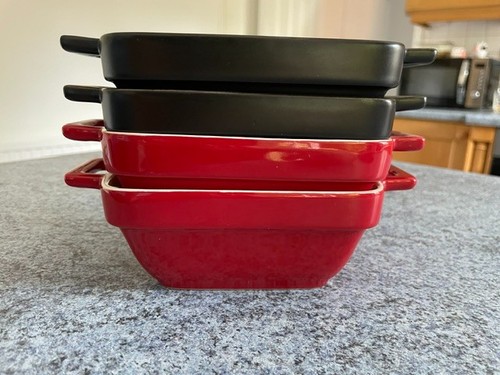 Waitrose red black - waitrose, x2
