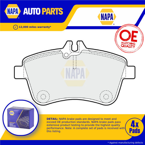 Brake pads set fits - pads,