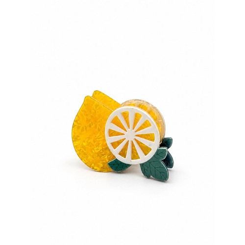 Lemon claw hair clip a - lemon,