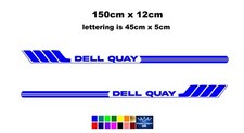 5ft Dell Quay Dory boat Decal/sticker/vinyl for boats & powerboats