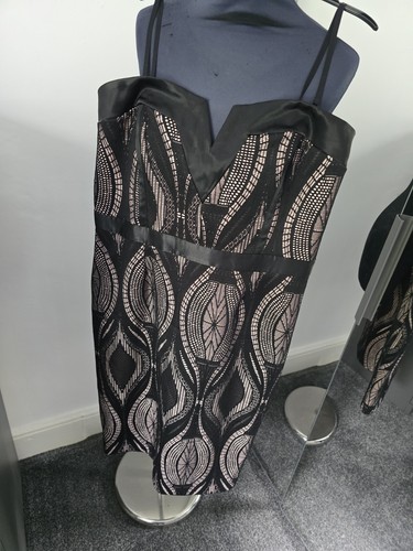 Riverisland black dress with - black,