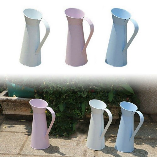 Vintage jug home tin pitcher - jug,